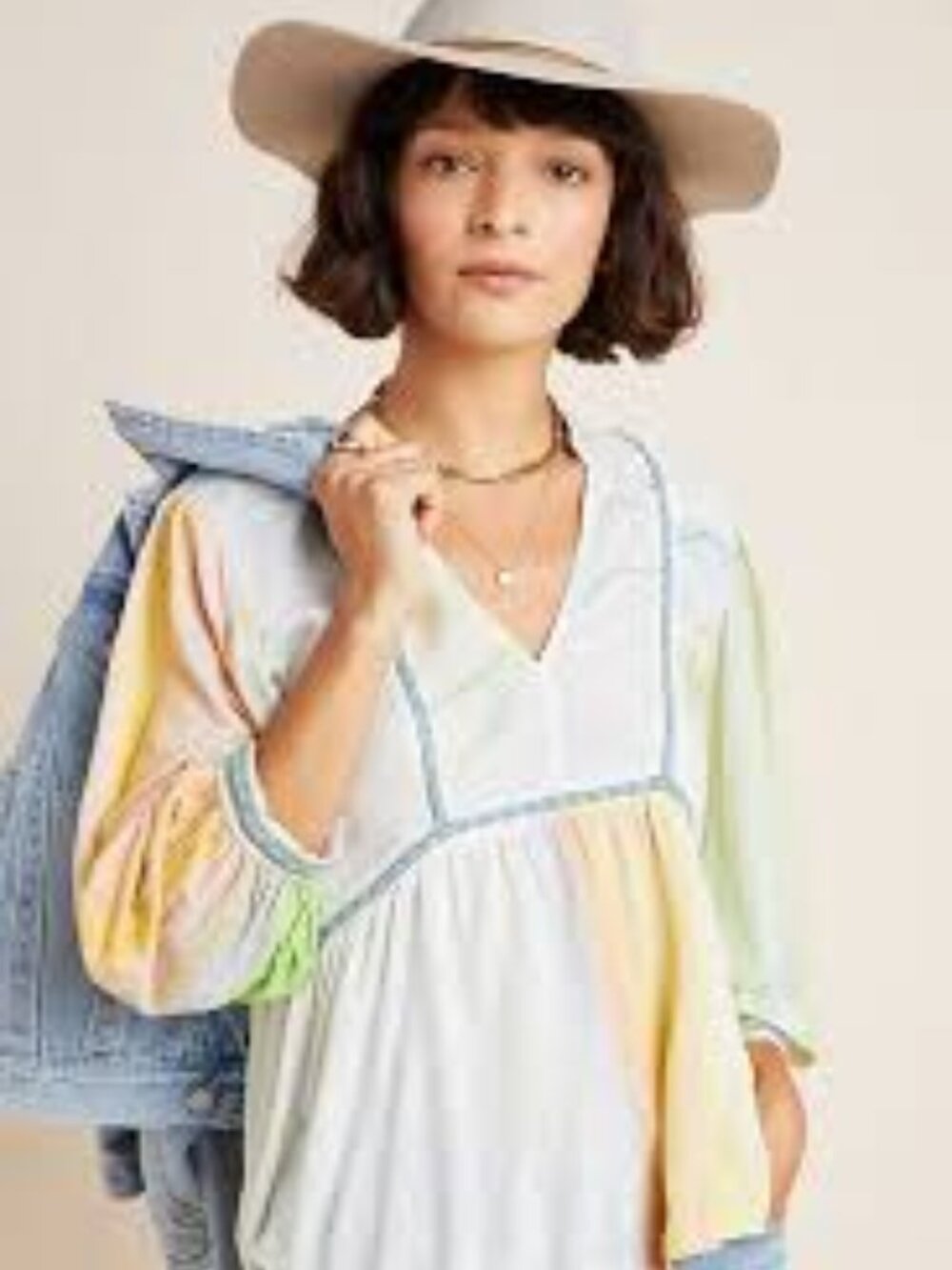 NWT bl^nk London Renata Tie Dye Blouse xs
